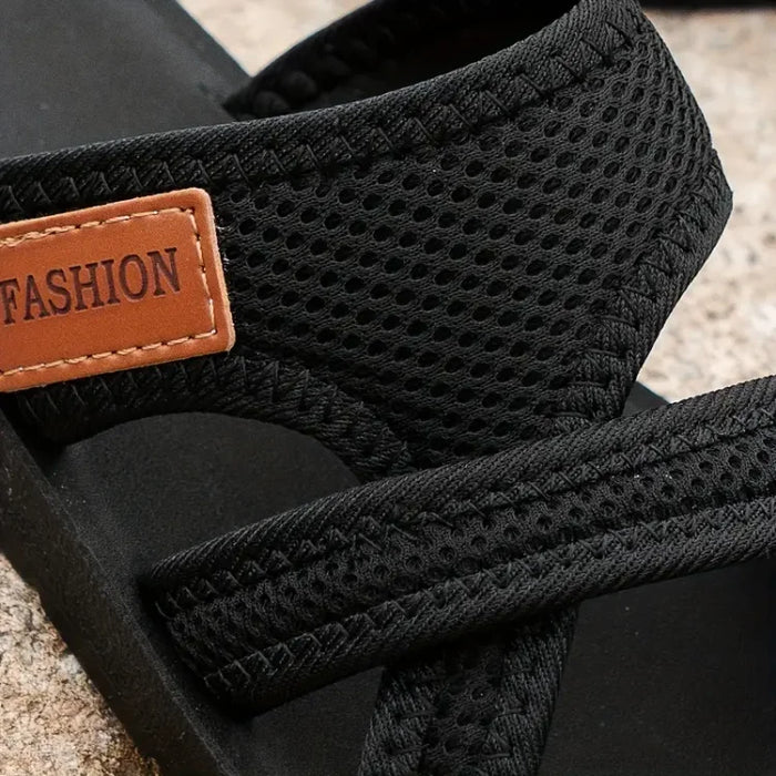 Dames Mesh Sandalen – Ademend Slip-on Zomerschoeisel met Kruisbanden