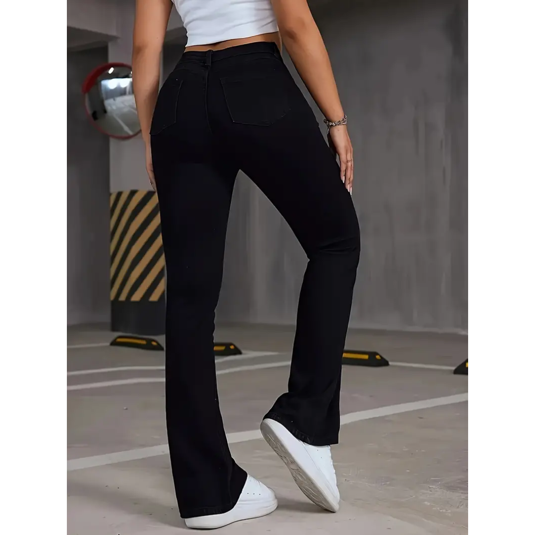 Johanna - Hoge taille elastische broek