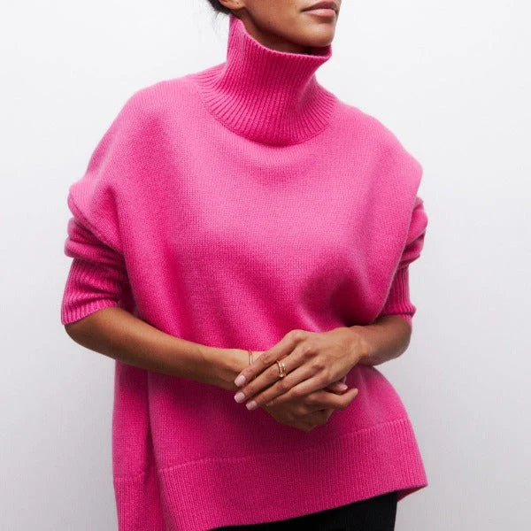 Gebreide Damestrui met Col – Oversized Design