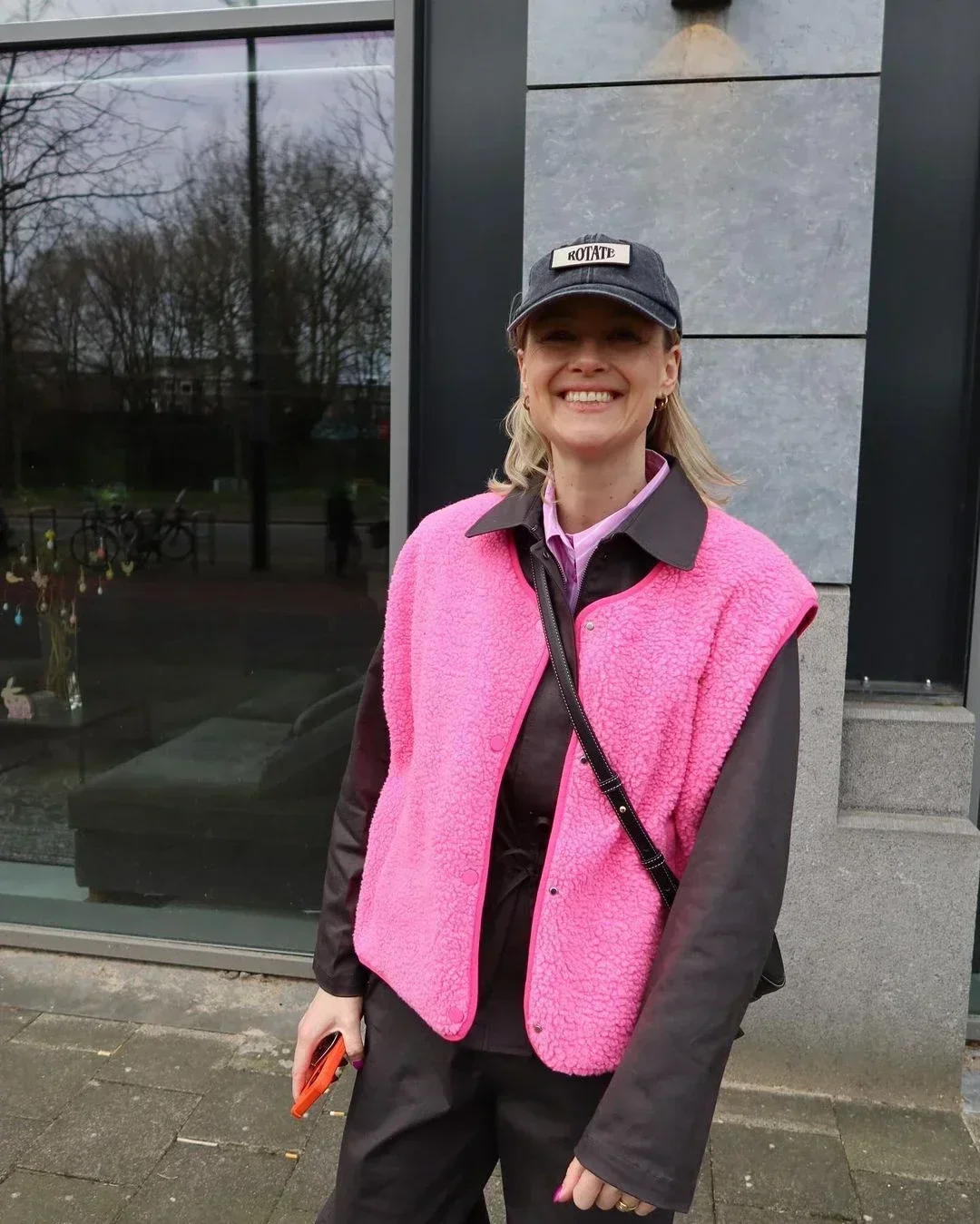 Fleece Bodywarmer – Mouwloos Vest met Drukknoopsluiting