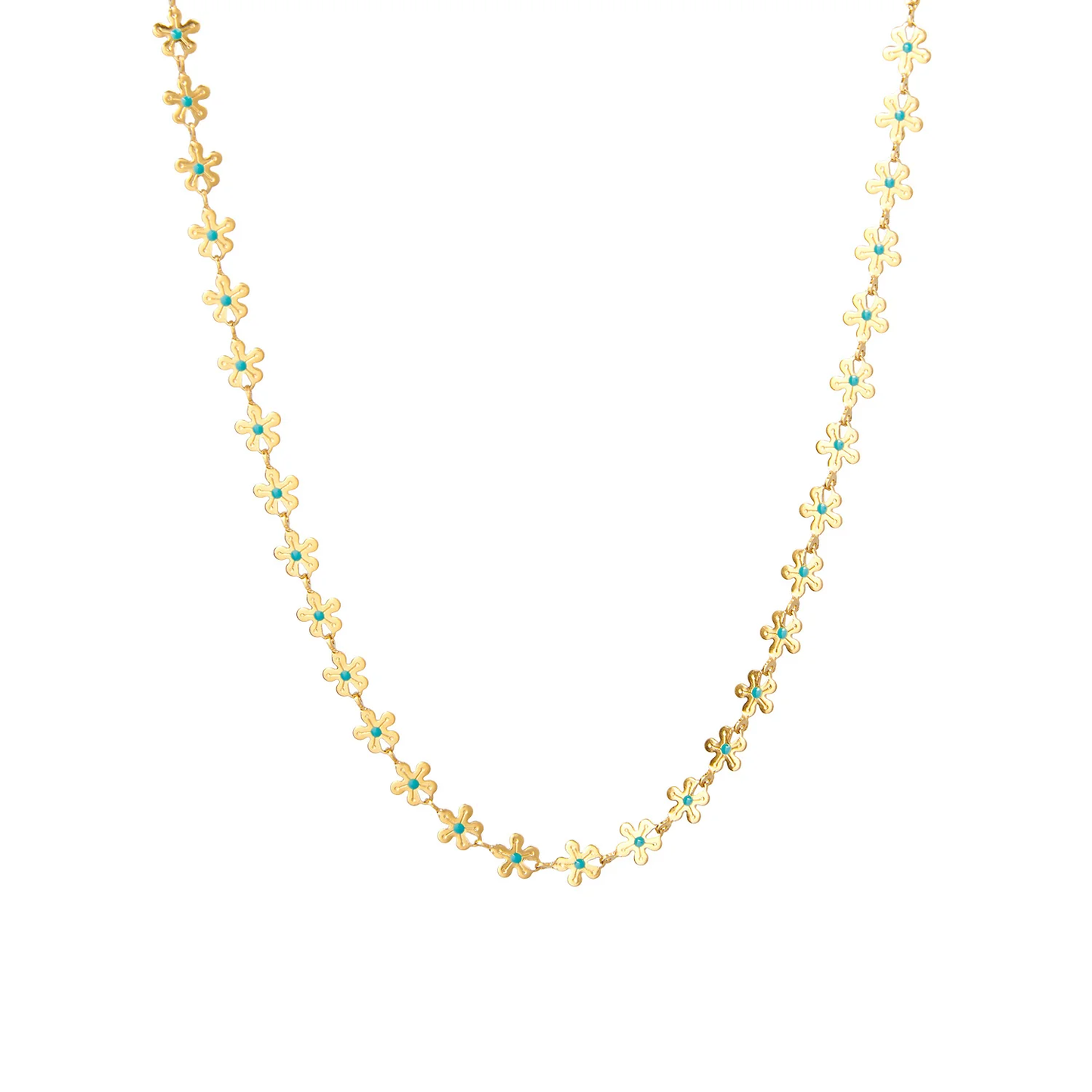 Dames Ketting – Fijne Bloemen Choker
