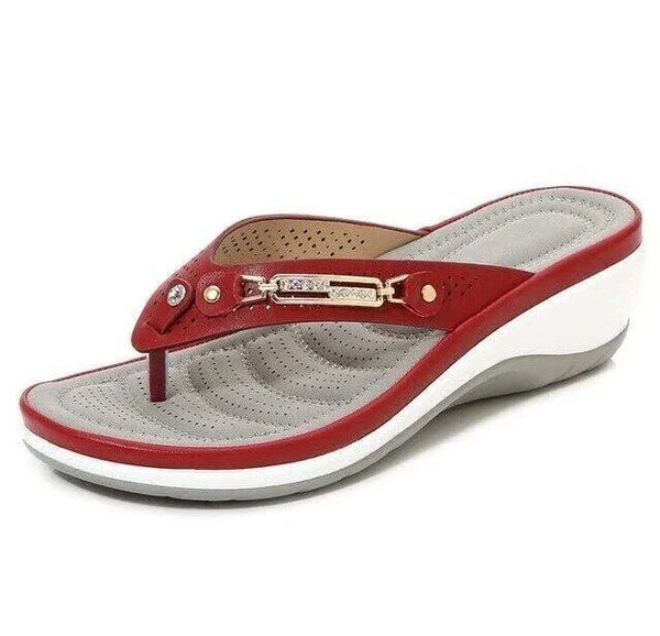 Orthopedische teenslippers met sleehak – Comfort voor elke stap