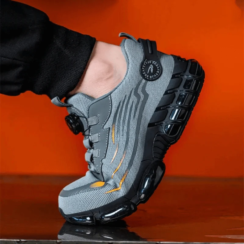 Heren Veiligheidssneakers - Draaiknop Sluiting - Luchtzool