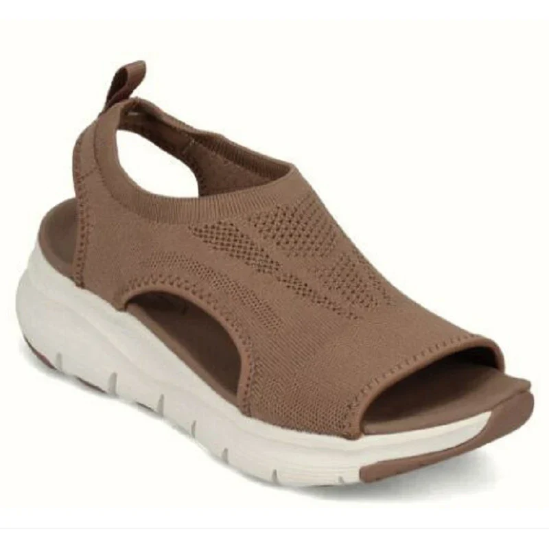 Dames Sandalen - Sportieve Instapper - Luchtig Mesh - Dempende Zool