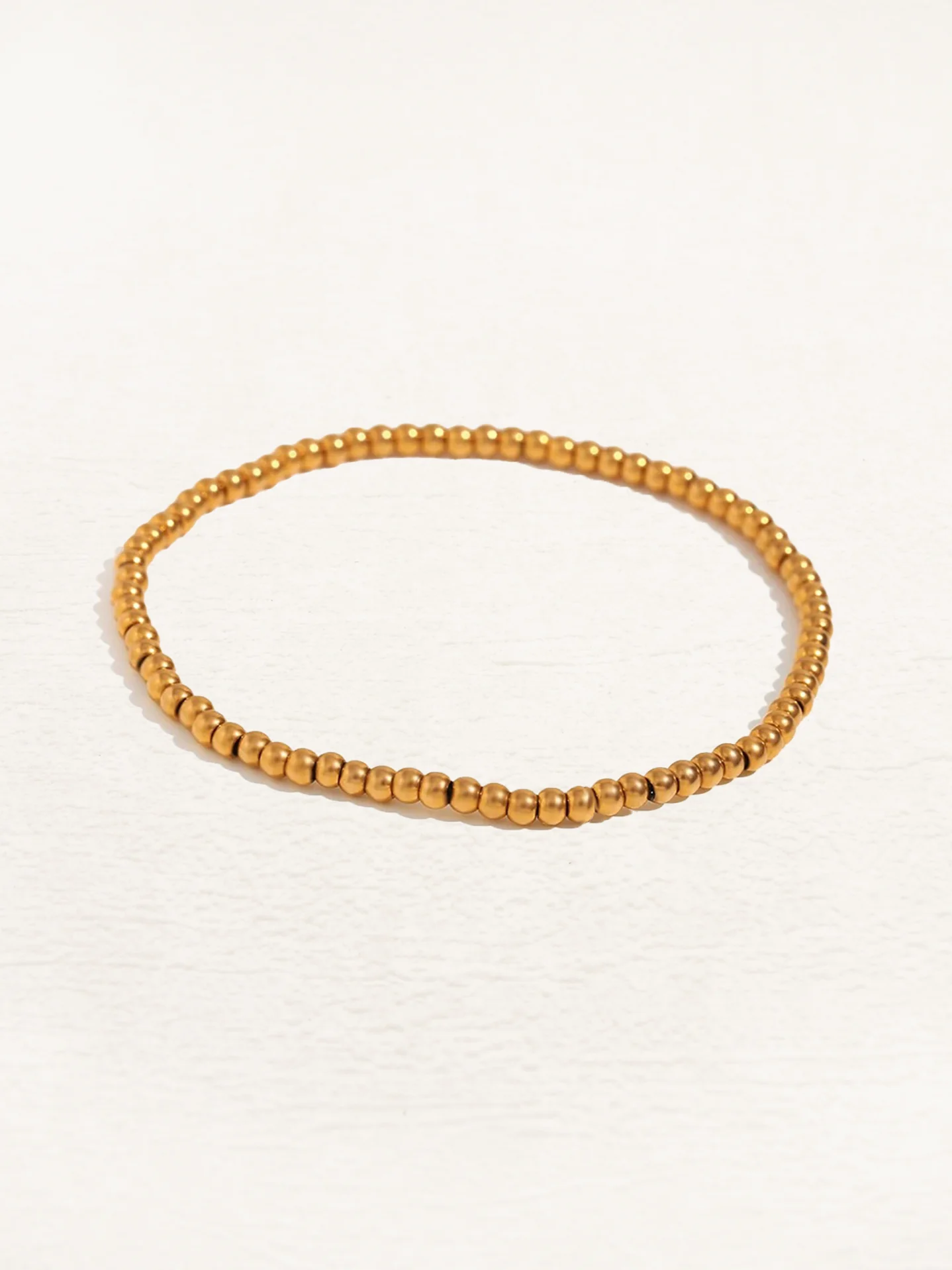 Dames armbanden met bolkralen – Elastische kralenarmbanden in set