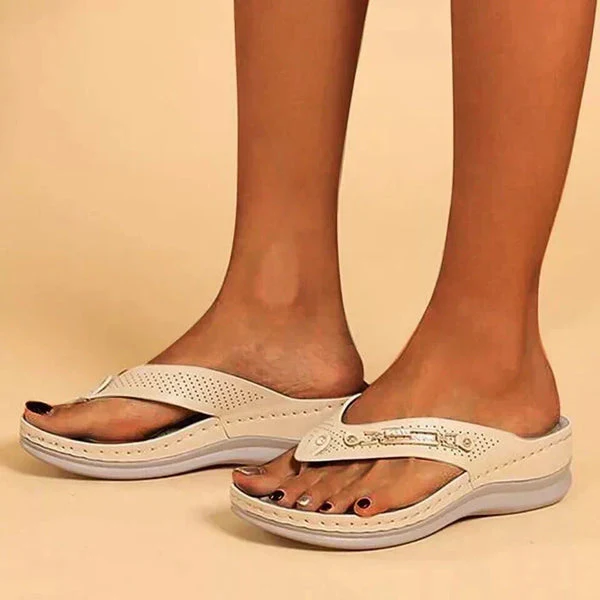 Orthopedische teenslippers met sleehak – Comfort voor elke stap