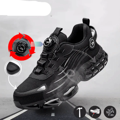 Heren Veiligheidssneakers - Draaiknop Sluiting - Luchtzool