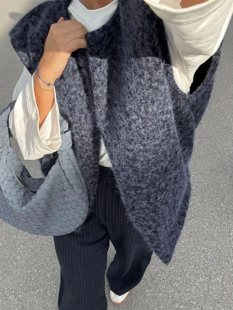 Gebreide mouwloze gilet – Warme laag met een nonchalante look