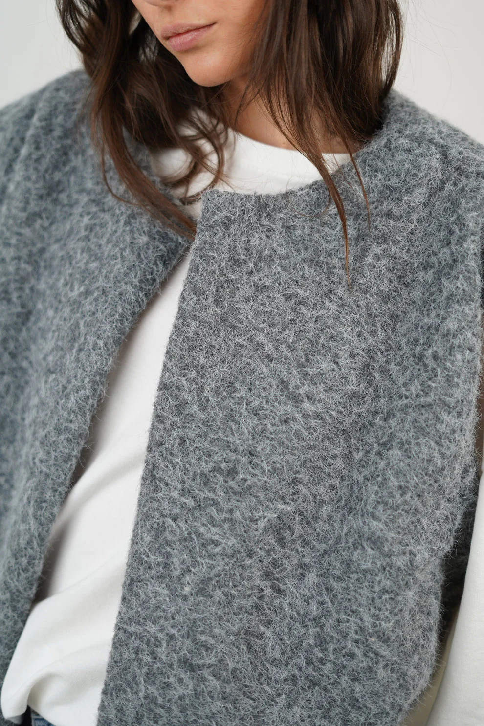 Gebreide mouwloze gilet – Warme laag met een nonchalante look