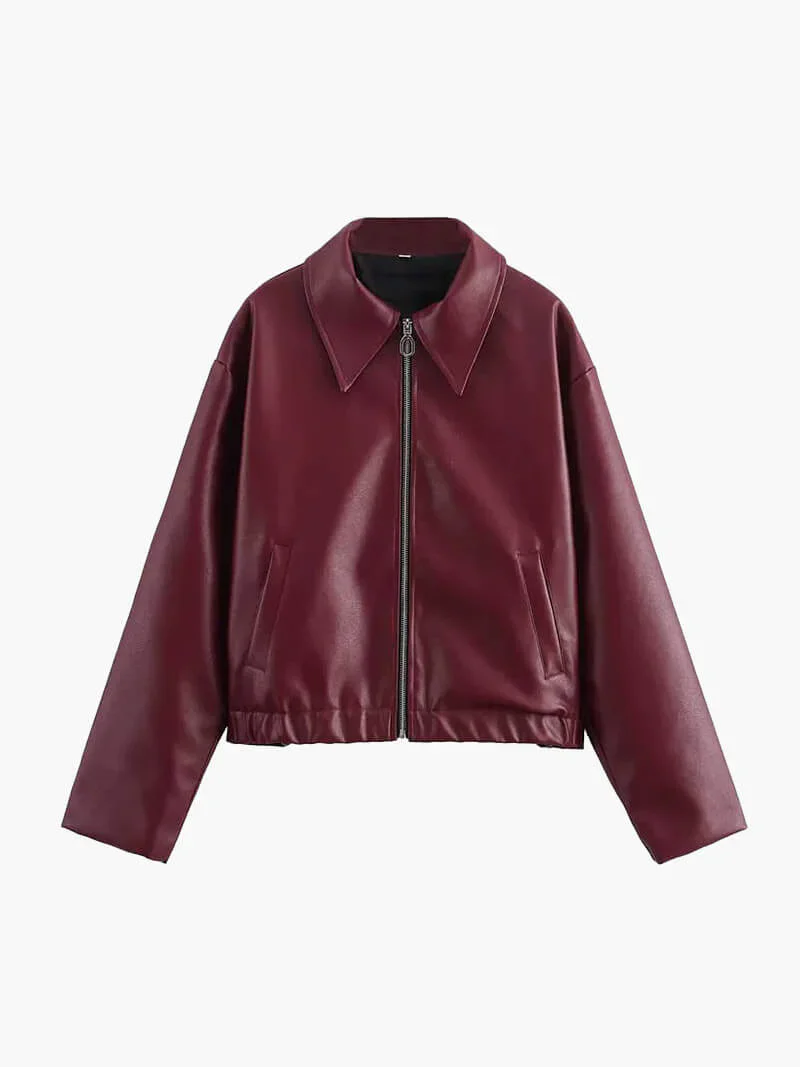 Boxy leren jas – Tijdloze statement outerwear