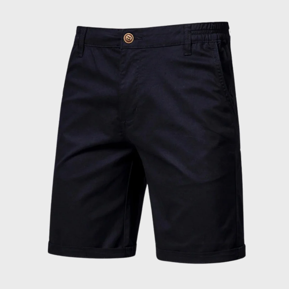 Heren Chino Short – Casual Katoenen Korte Broek met Elastische Taille
