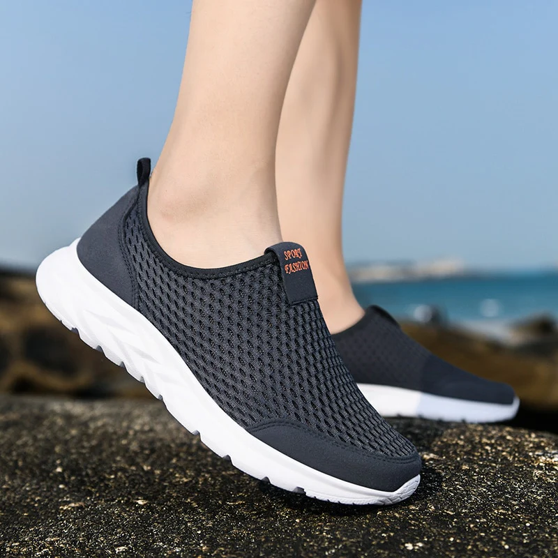 Unisex Sneakers - Ademend Mesh - Instapmodel - Lichtgewicht Zool