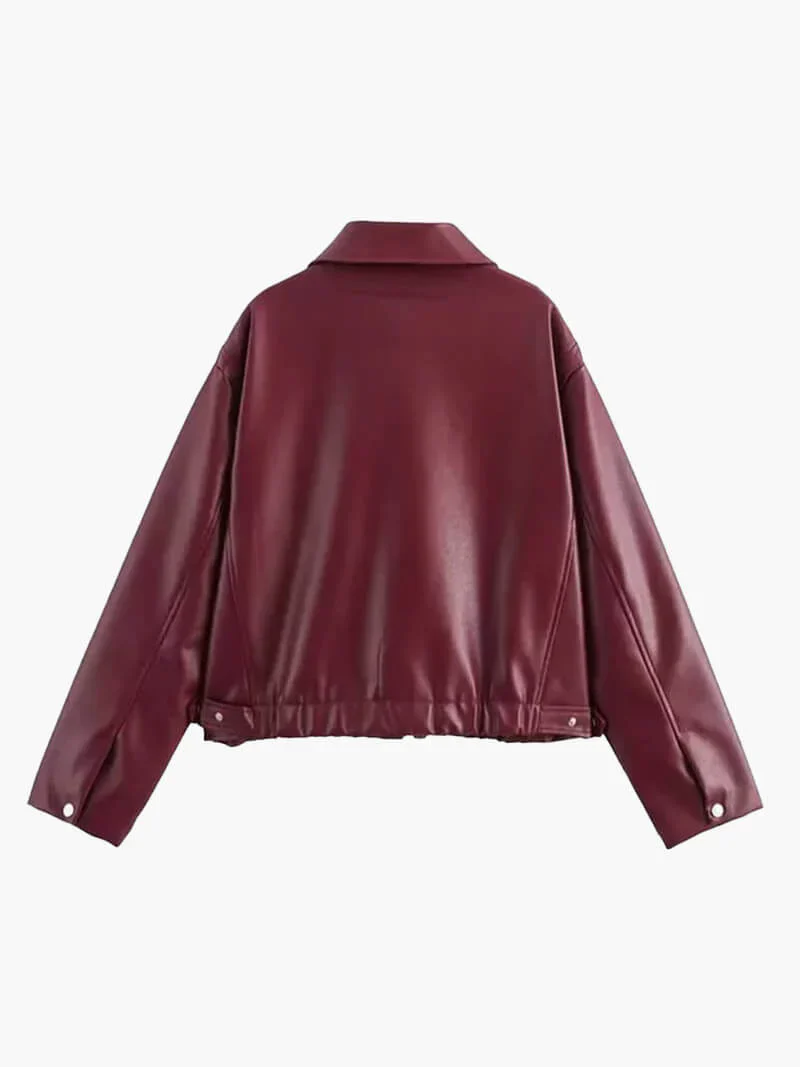 Boxy leren jas – Tijdloze statement outerwear