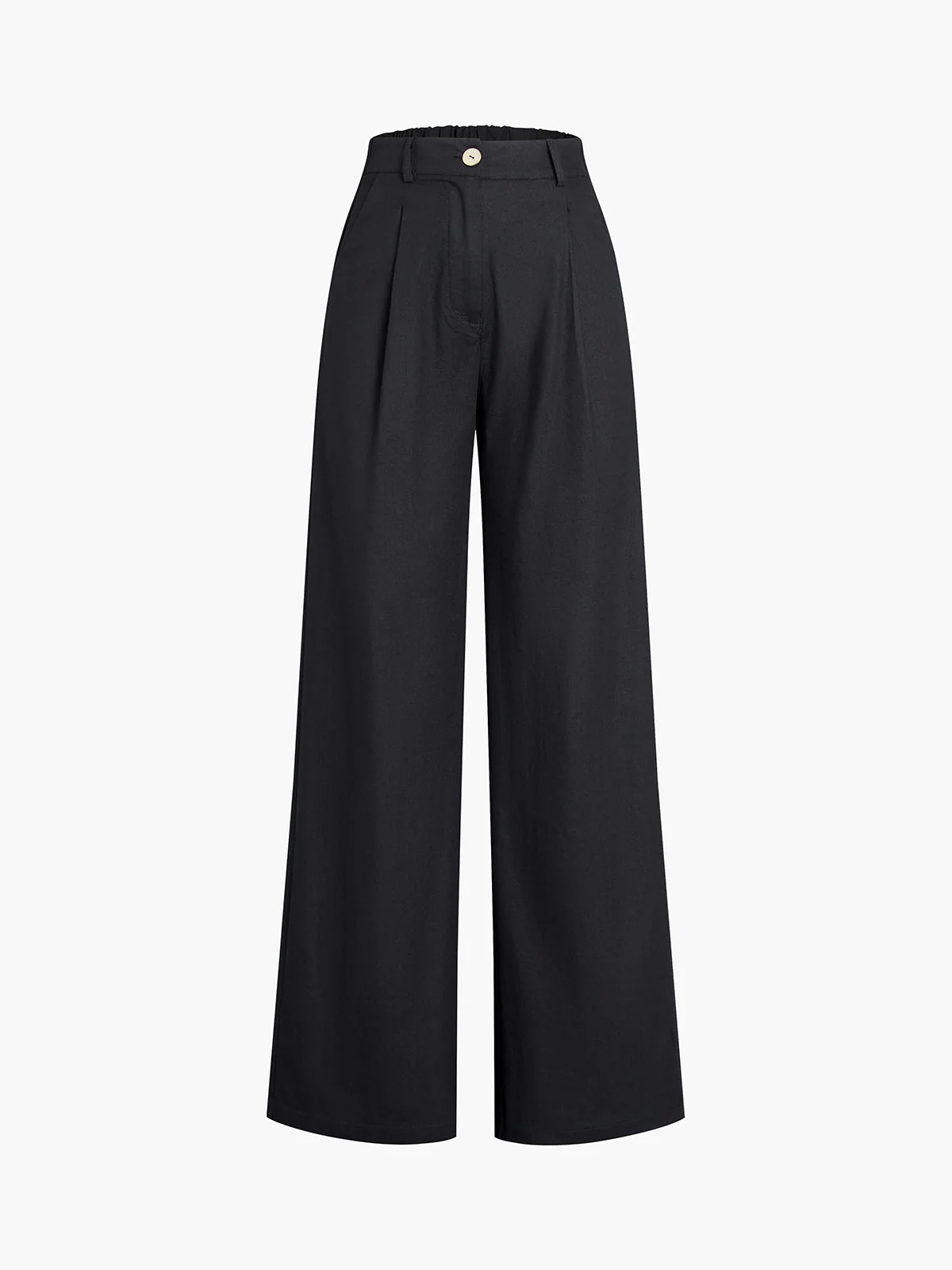 Tweedelige dames set – Mouwloze cropped top en wijde pantalon