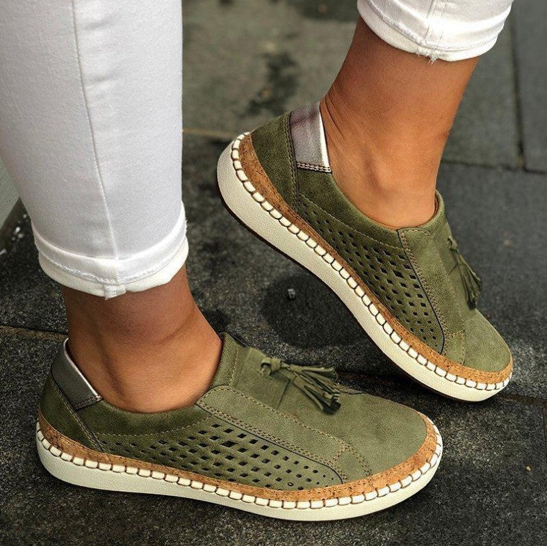 Dames Instappers – Ademend Design met Gevlochten Detail