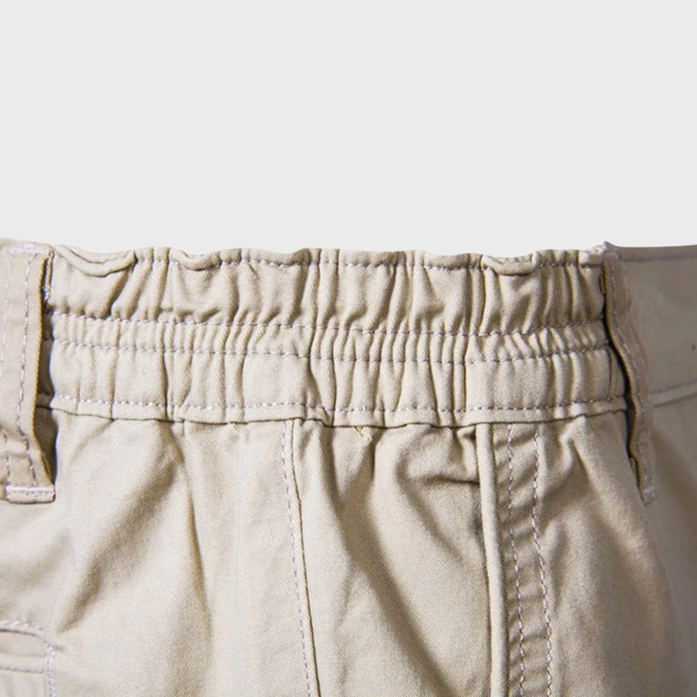 Heren Chino Short – Casual Katoenen Korte Broek met Elastische Taille