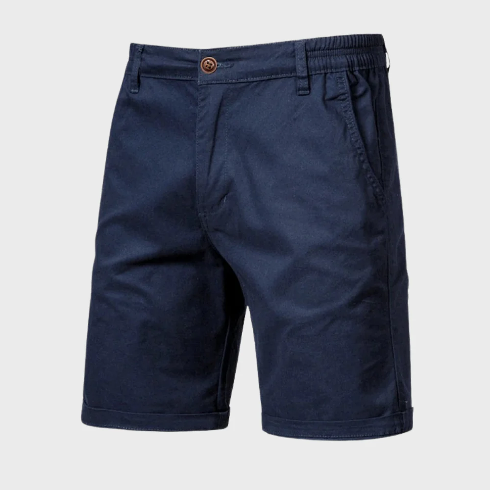 Heren Chino Short – Casual Katoenen Korte Broek met Elastische Taille