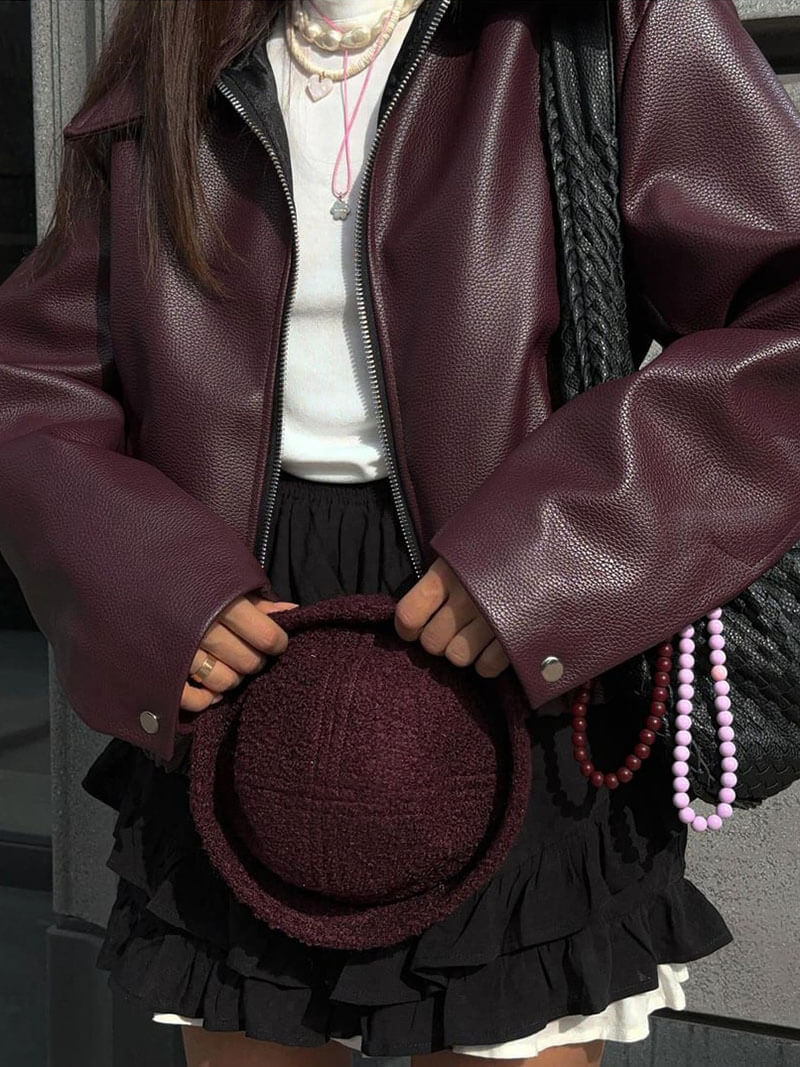 Boxy leren jas – Tijdloze statement outerwear