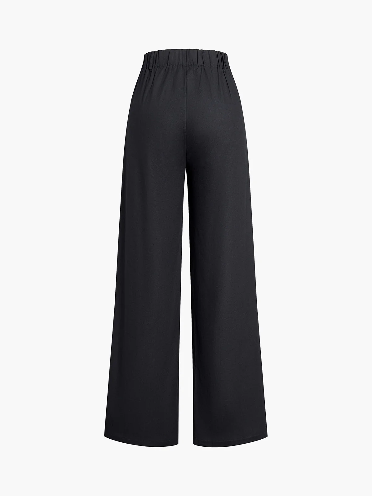Tweedelige dames set – Mouwloze cropped top en wijde pantalon