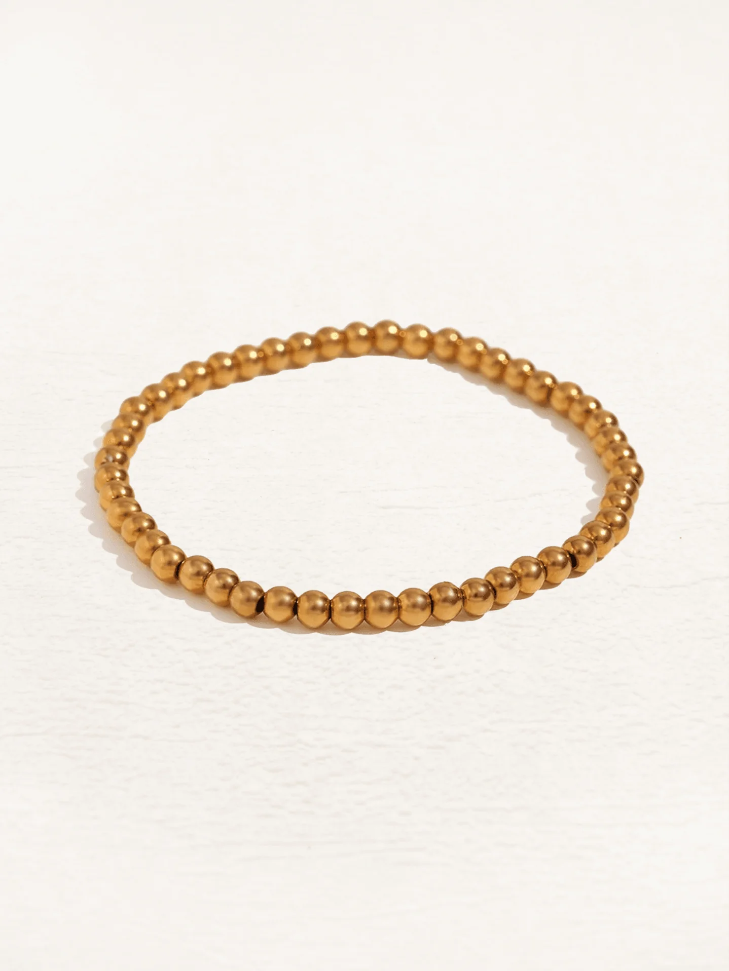 Dames armbanden met bolkralen – Elastische kralenarmbanden in set