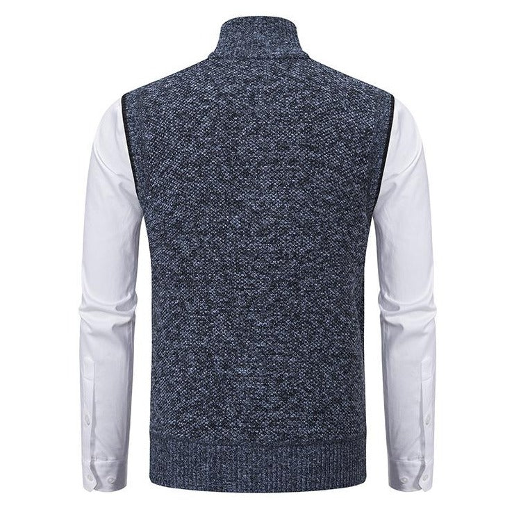 Arno – Mouwloze Vest met Ritssluiting