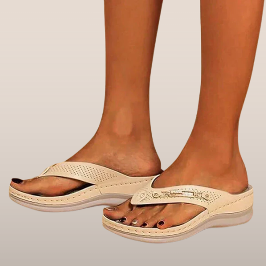 Orthopedische teenslippers met sleehak – Comfort voor elke stap