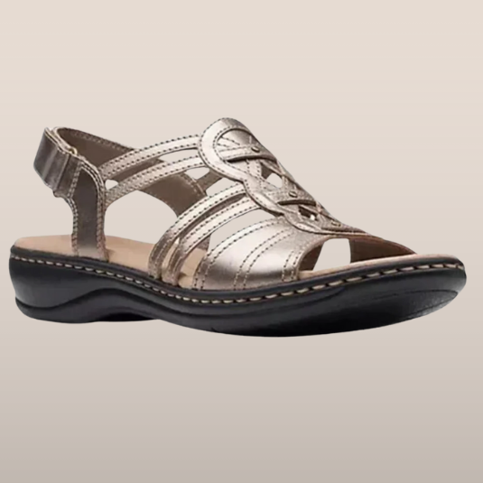 Dames Comfortsandalen – Gesloten Hiel met Verstelbare Klittenband