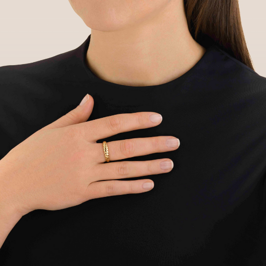Dames Ring – Gedraaid Bandpatroon