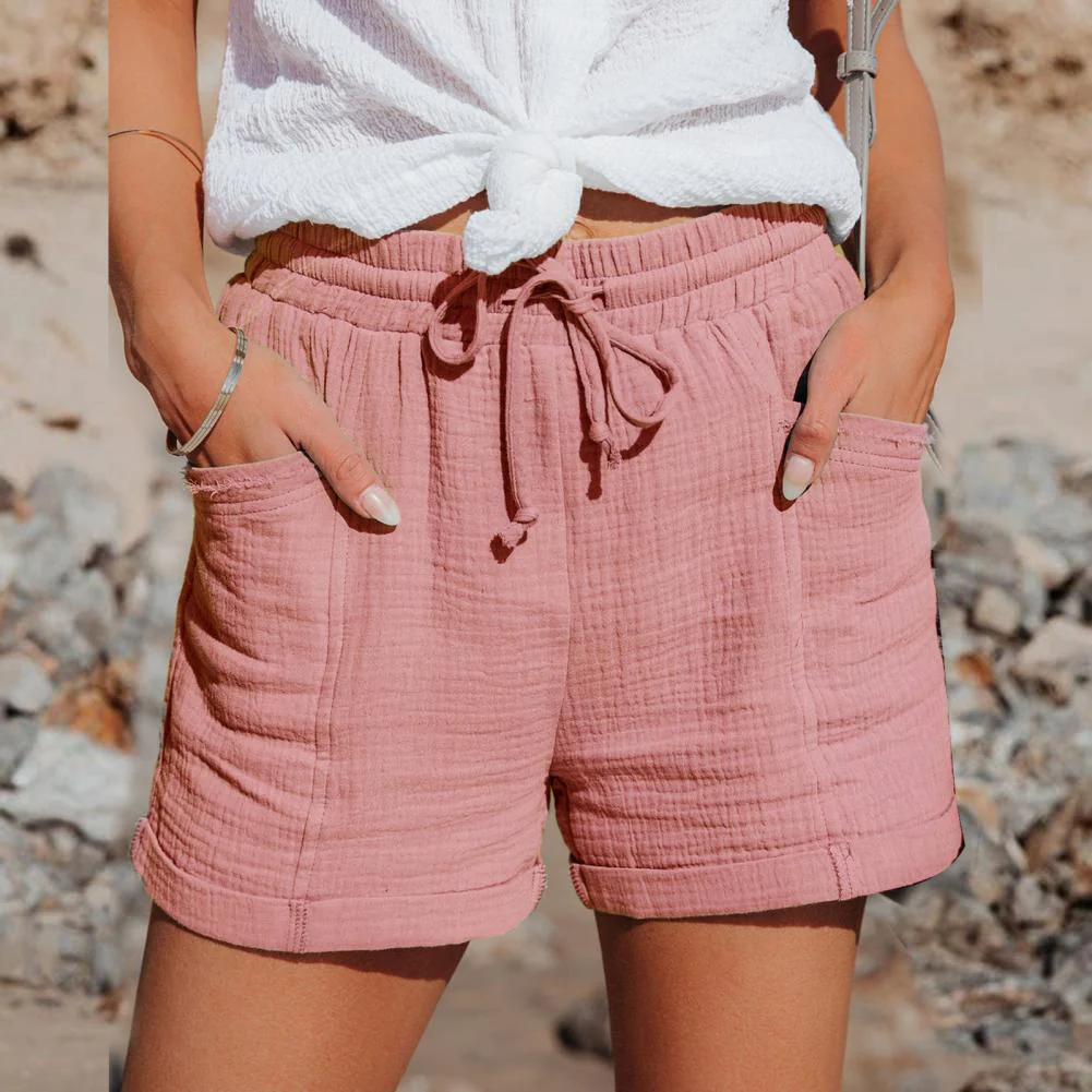 Frouke – Katoenen Shorts met Elastische Taille