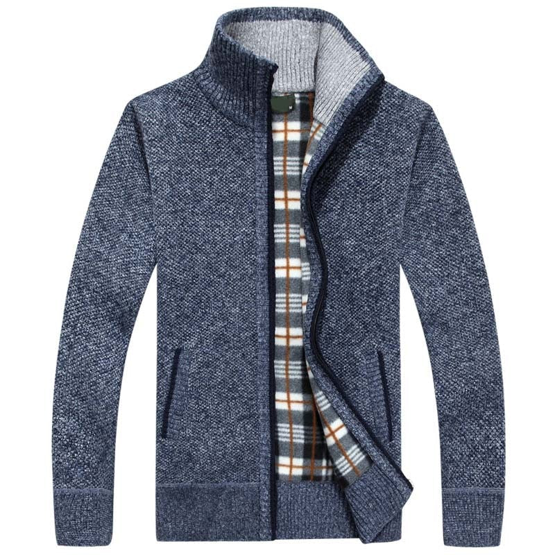 Hugo – Gebreide Vest met Rits voor Heren