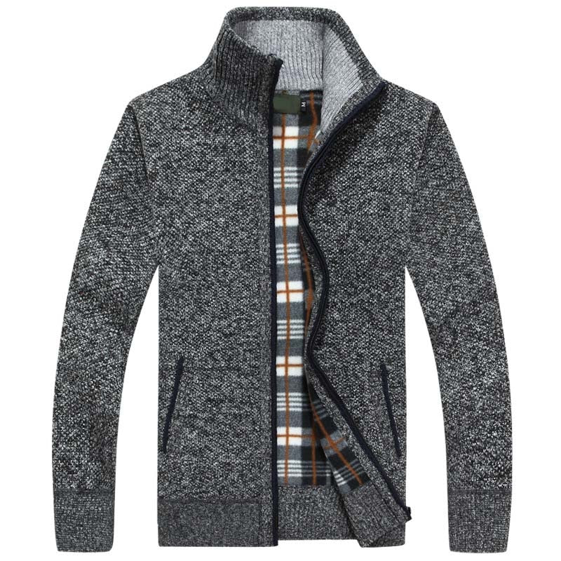 Hugo – Gebreide Vest met Rits voor Heren
