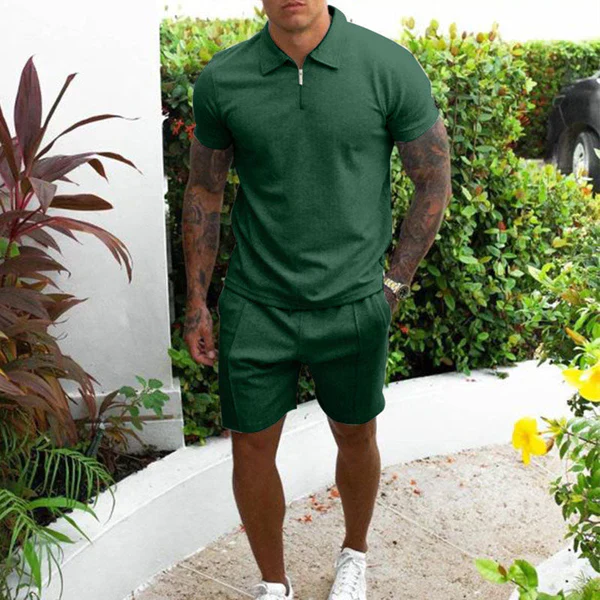 Jens – Zomers Setje met Poloshirt en Short
