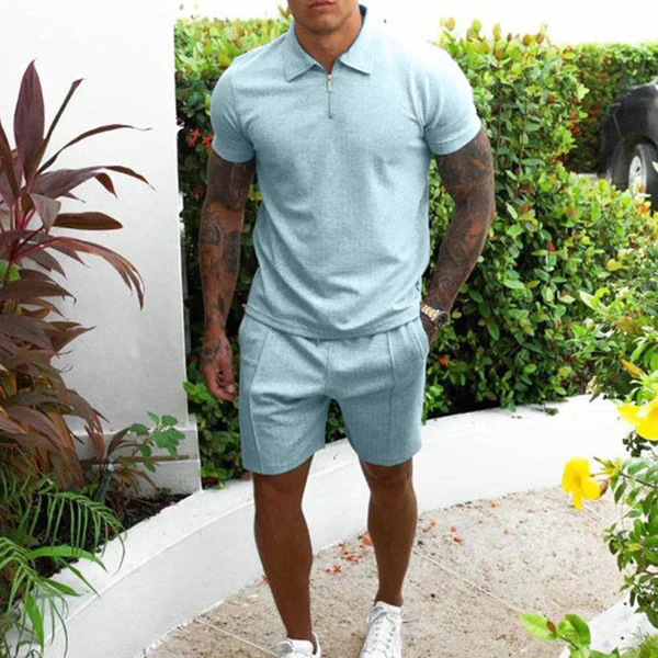 Jens – Zomers Setje met Poloshirt en Short