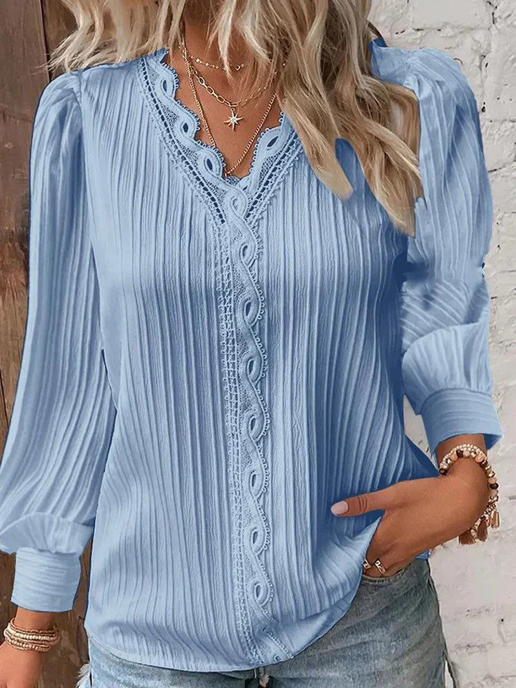 Lena – Elegante Witte Blouse