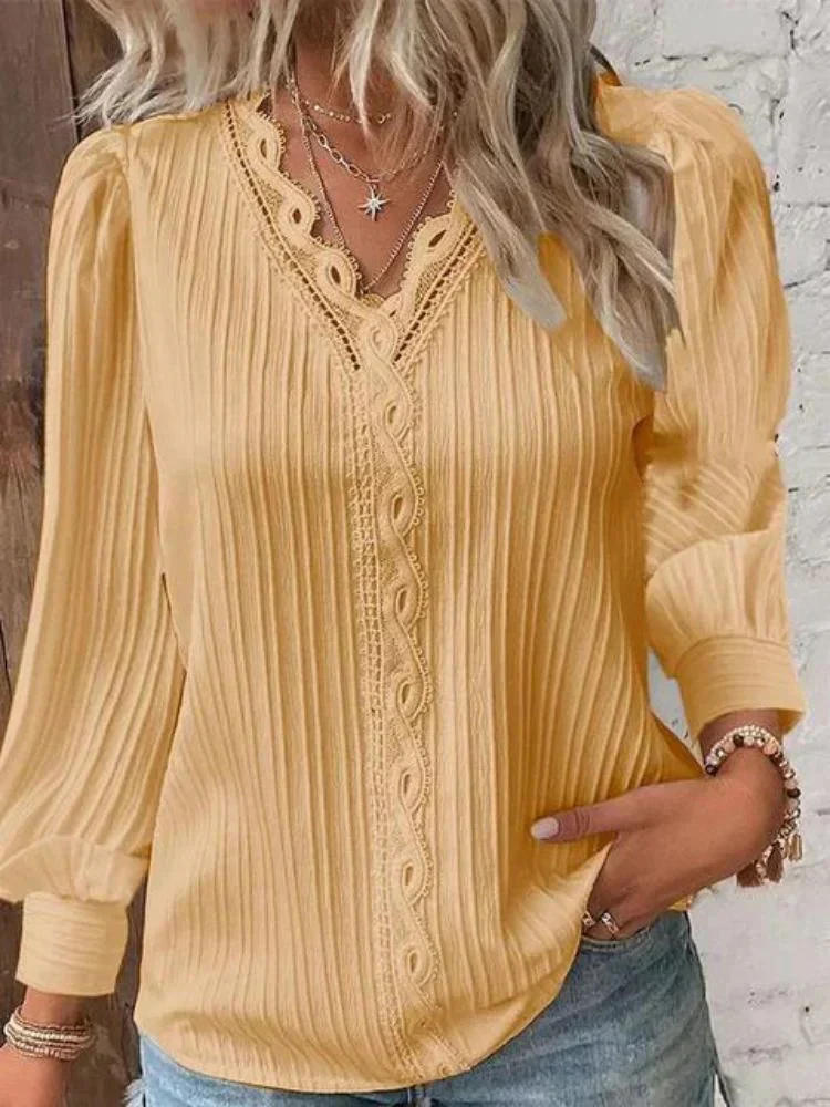 Lena – Elegante Witte Blouse