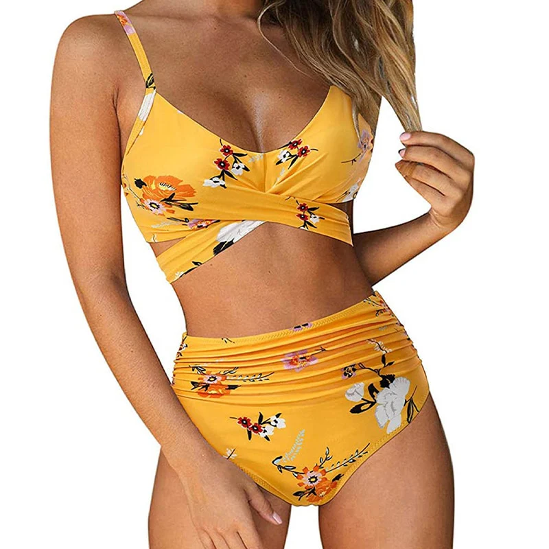 Lina – Bikini Set met Hoge Taille voor Dames
