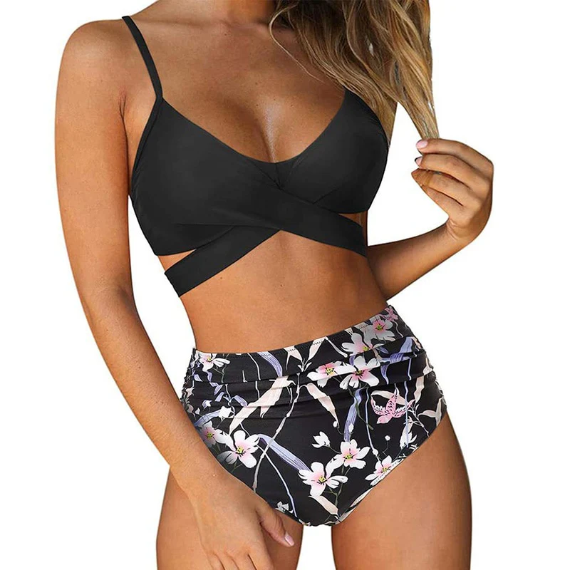 Lina – Bikini Set met Hoge Taille voor Dames