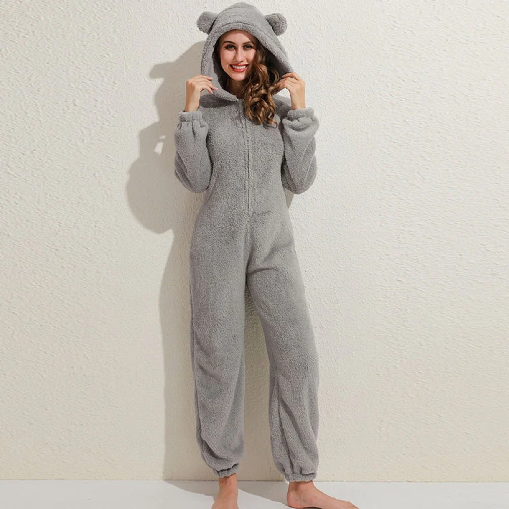 Liv – Zachte Onesie met Capuchon