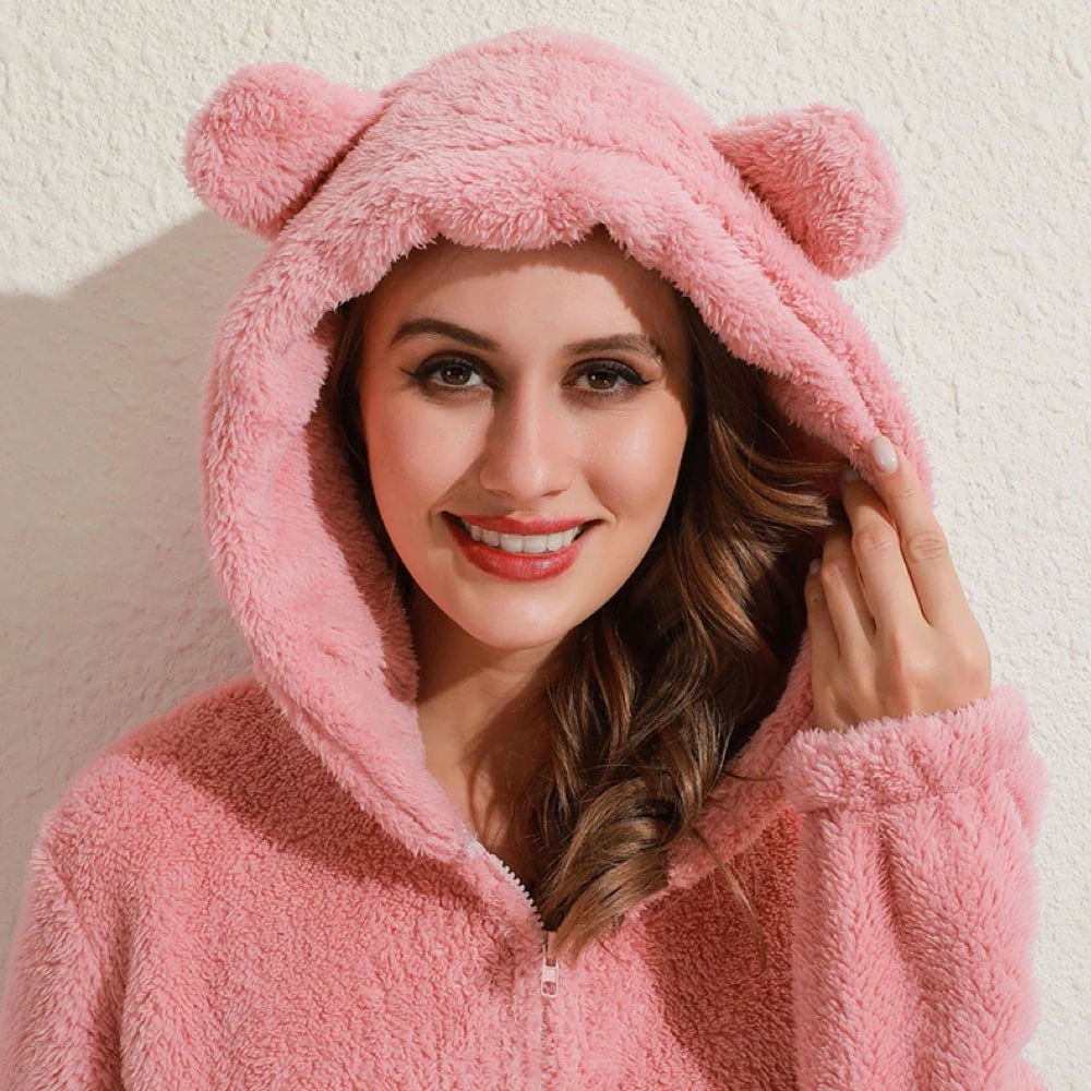 Liv – Zachte Onesie met Capuchon