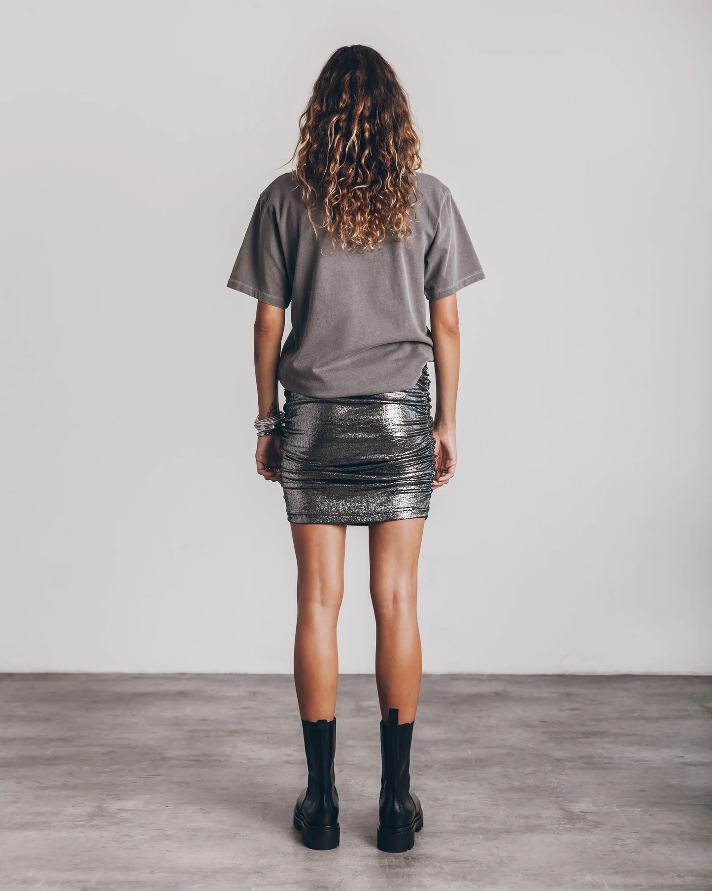 Lotte – Glanzende Minirok voor Dames