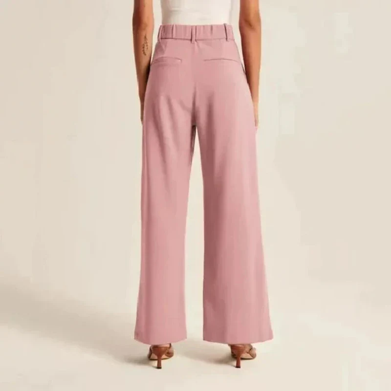 Marieke – Hoge Taille Pantalon met Wijde Pijpen