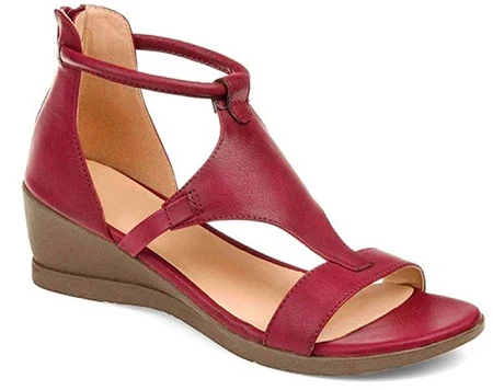 Nayla – Open Sandalen met Sleehak