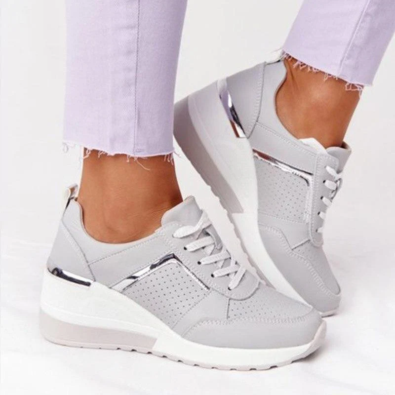 Noëlle – Sneakers met Sleehak
