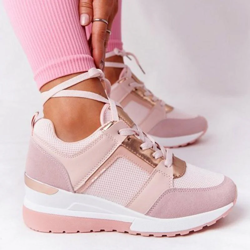 Noëlle – Sneakers met Sleehak