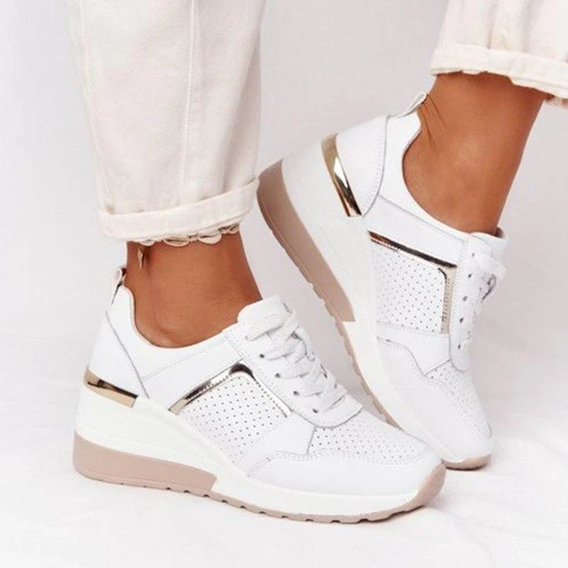 Noëlle – Sneakers met Sleehak