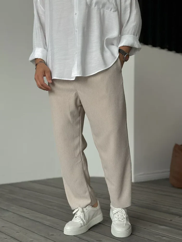 Raf – Ribbroek met Elastische Tailleband