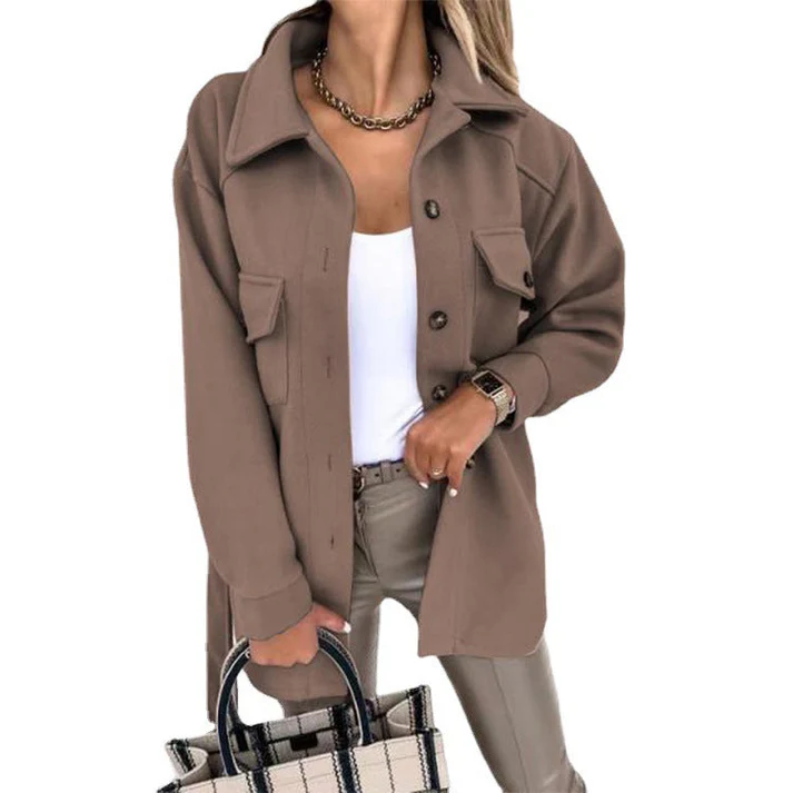 Sanne – Oversized Shacket voor Dames
