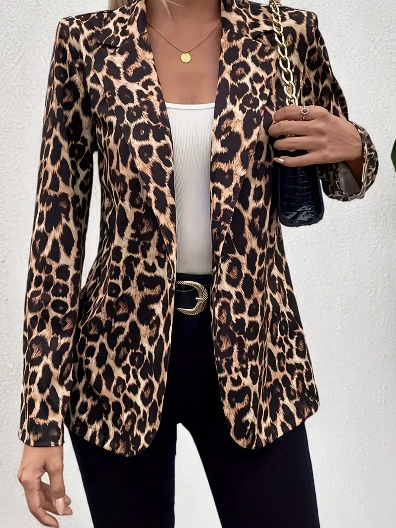 Yara – Blazer met Luipaardmotief