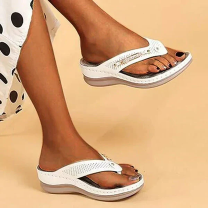 Orthopedische teenslippers met sleehak – Comfort voor elke stap