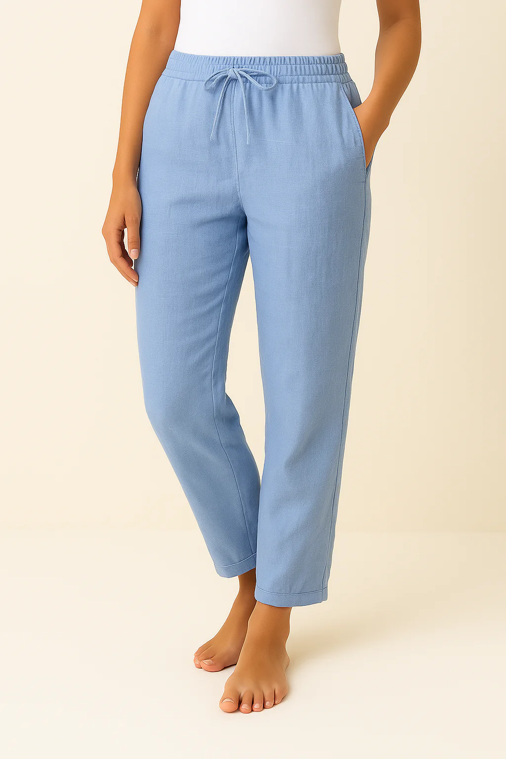 Dames Broek met Trekkoord – Casual Regular Fit